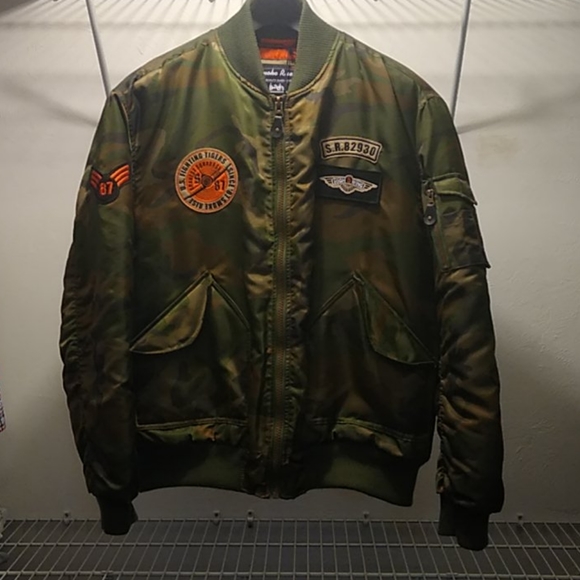 smoke rise Other - Smoke Rise Camo Bomber Jacket